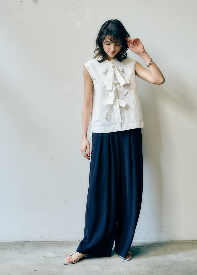 【再販・新色追加】ハイウエストストレートパンツ