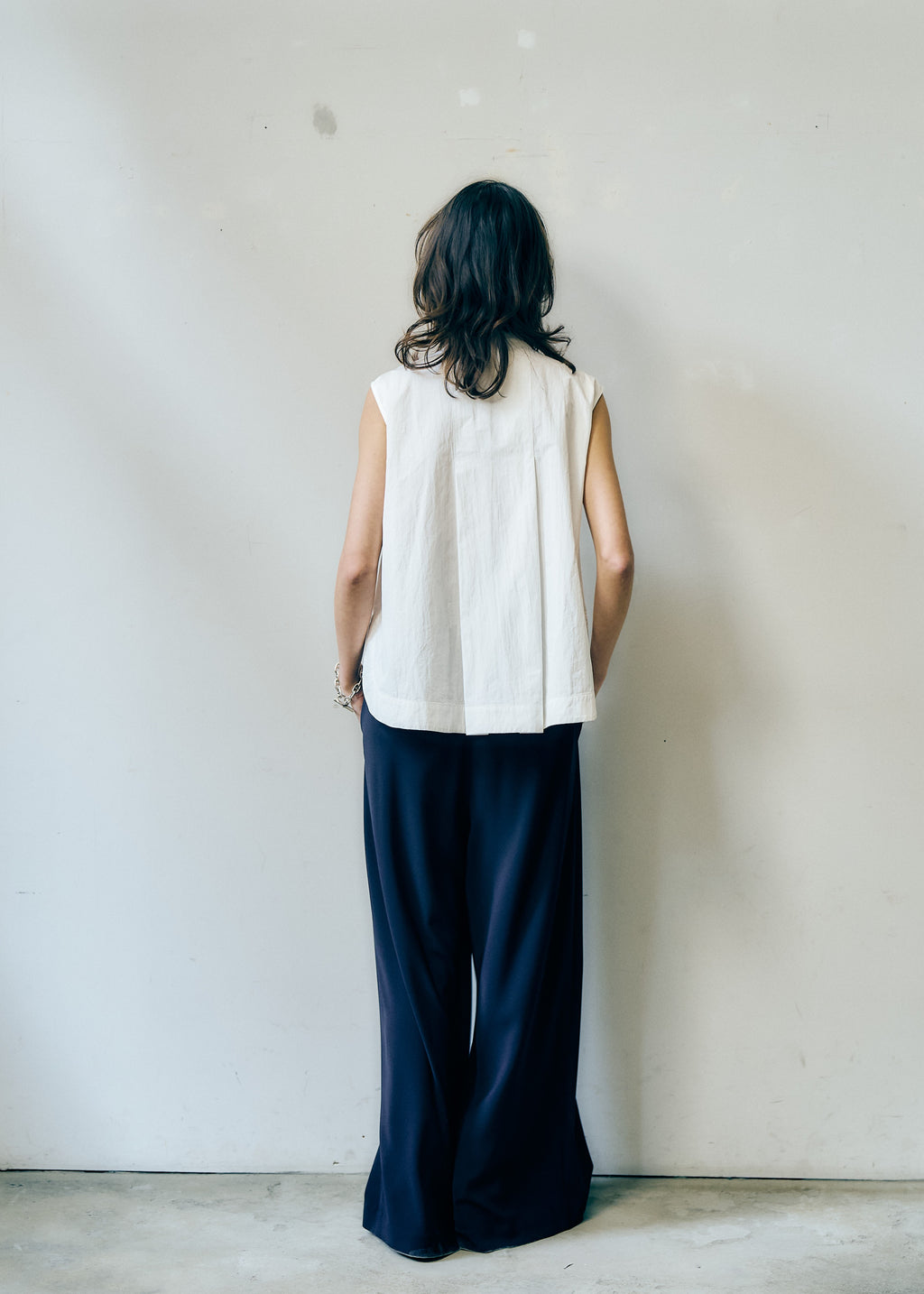 【再販・新色追加】ハイウエストストレートパンツ