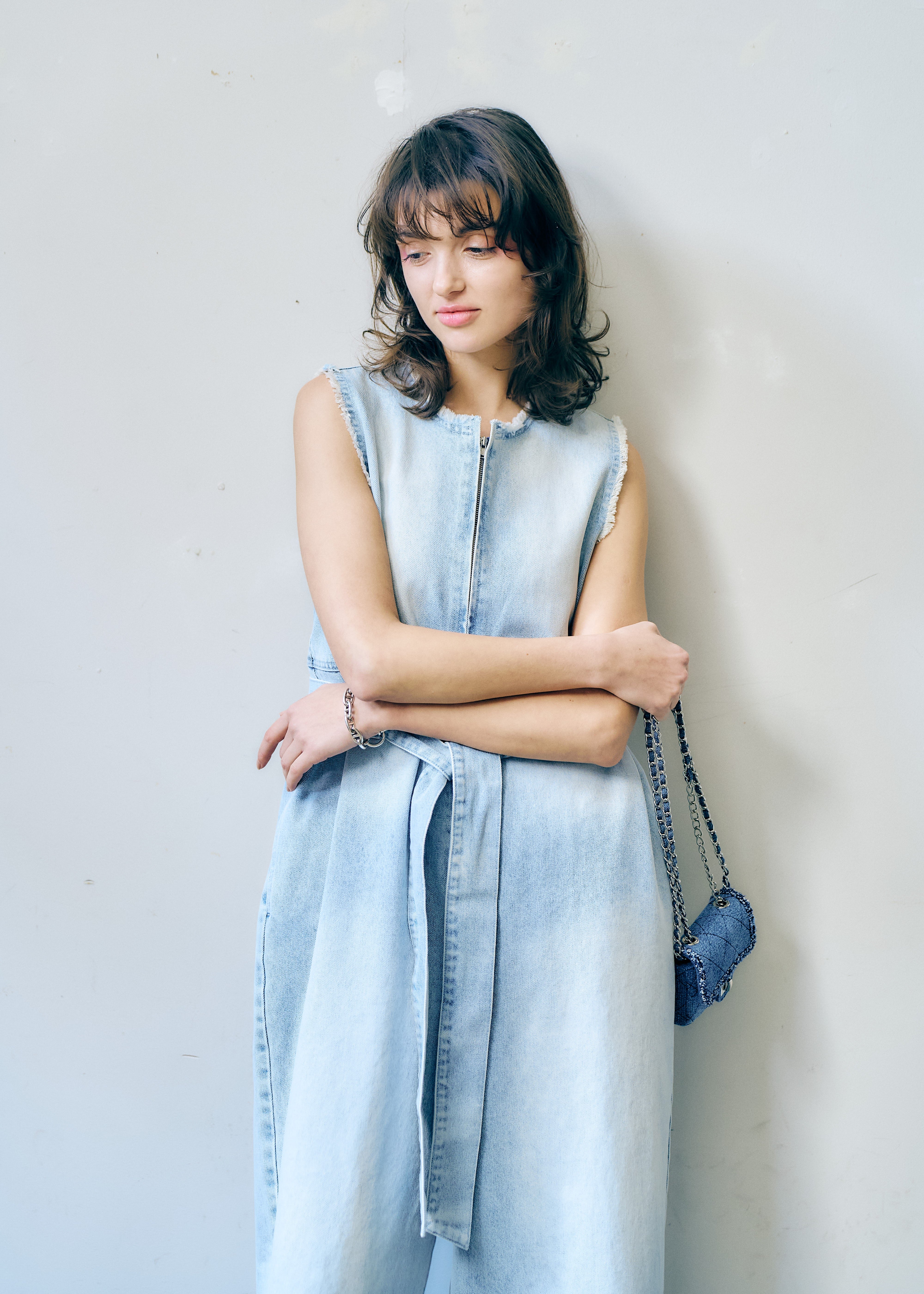 anuans フロントZIPデニムコンビネゾン 再販】フロントZIPデニムコンビネゾン – fiorfiore_onlineshop