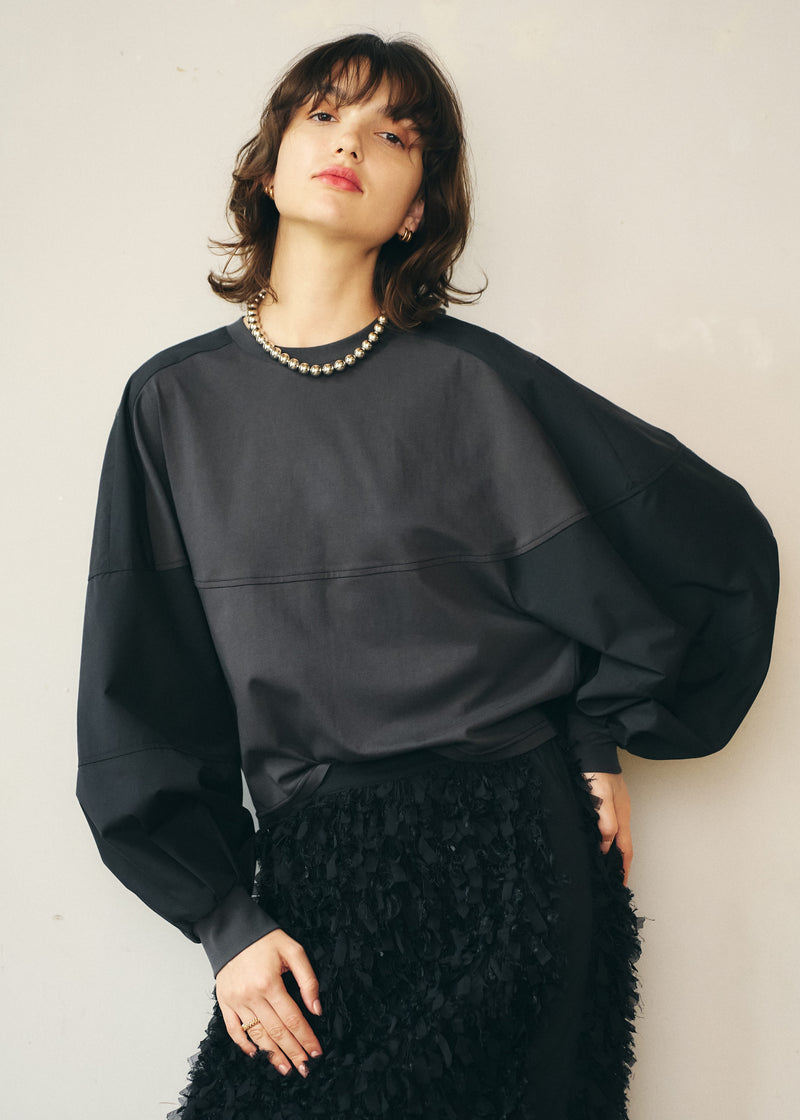 【再販】ワンタッチ装着・シルバーボールチェーンマグネットネックレス