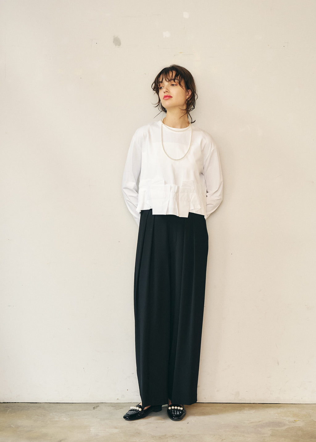 【再販】マグネットパールロングネックレス