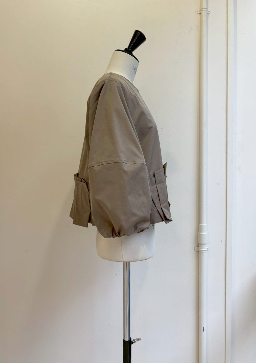 【SETUP対応】タックヘムブルゾン