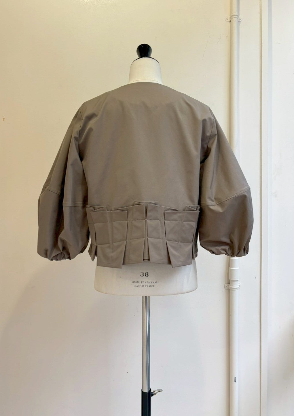 【SETUP対応】タックヘムブルゾン