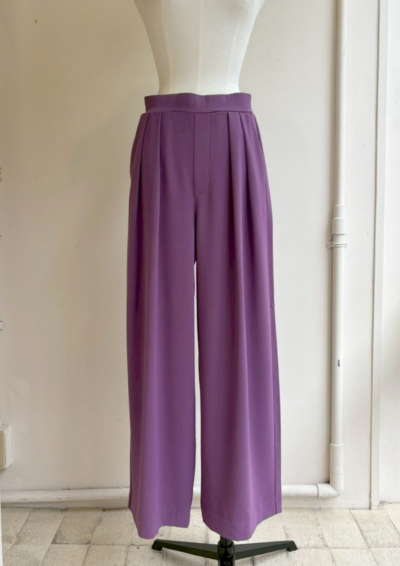 【再販・新色追加】ハイウエストストレートパンツ