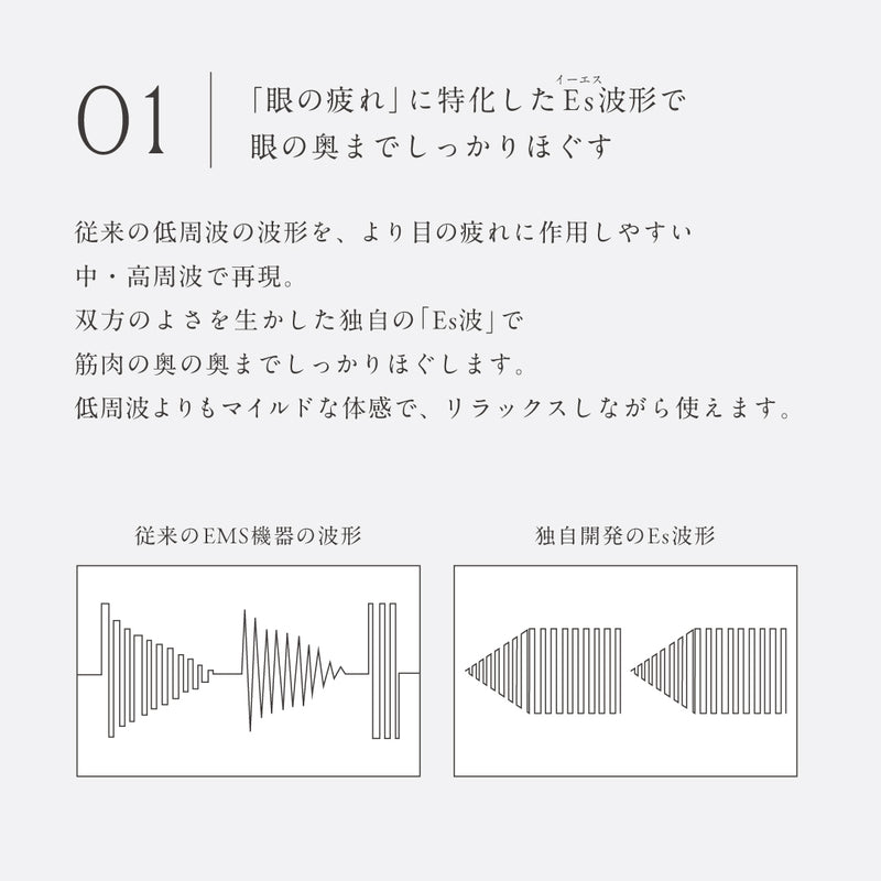 キャッチアイES（眼筋トレーニングマッサージ機器）