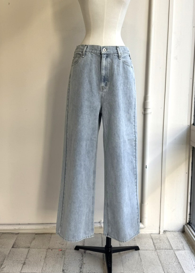 【再販】ドロストワイドデニムパンツ