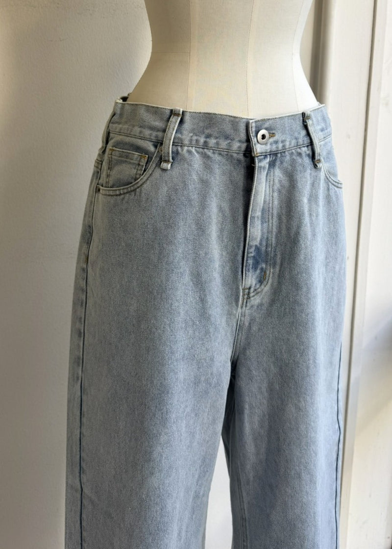 【再販】ドロストワイドデニムパンツ
