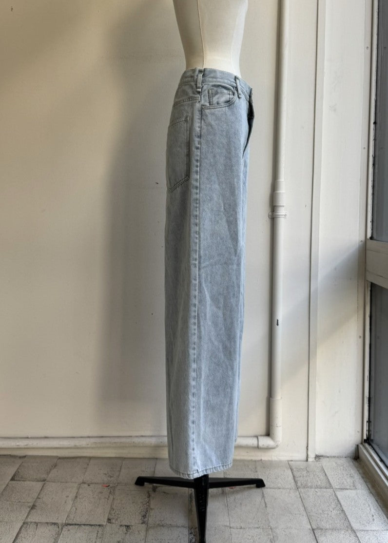 【再販】ドロストワイドデニムパンツ