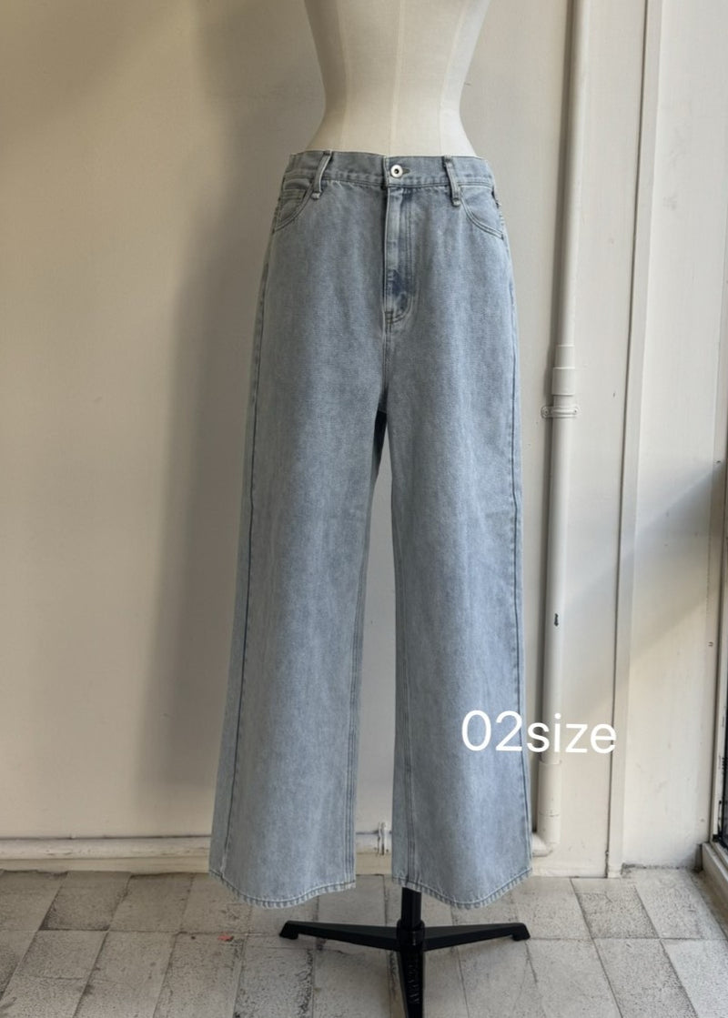 【再販】ドロストワイドデニムパンツ