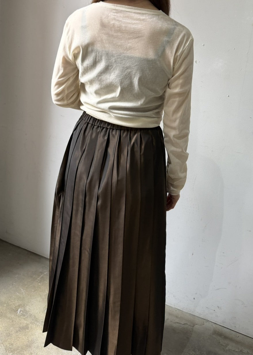 シアーベロア脇シャーリングカットソー