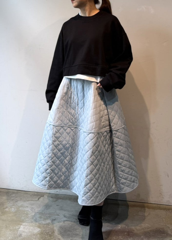 レイヤード裏毛スウェット