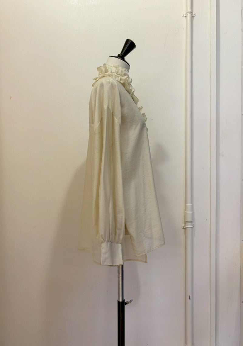 【再販】2WAYルーシュタイブラウス