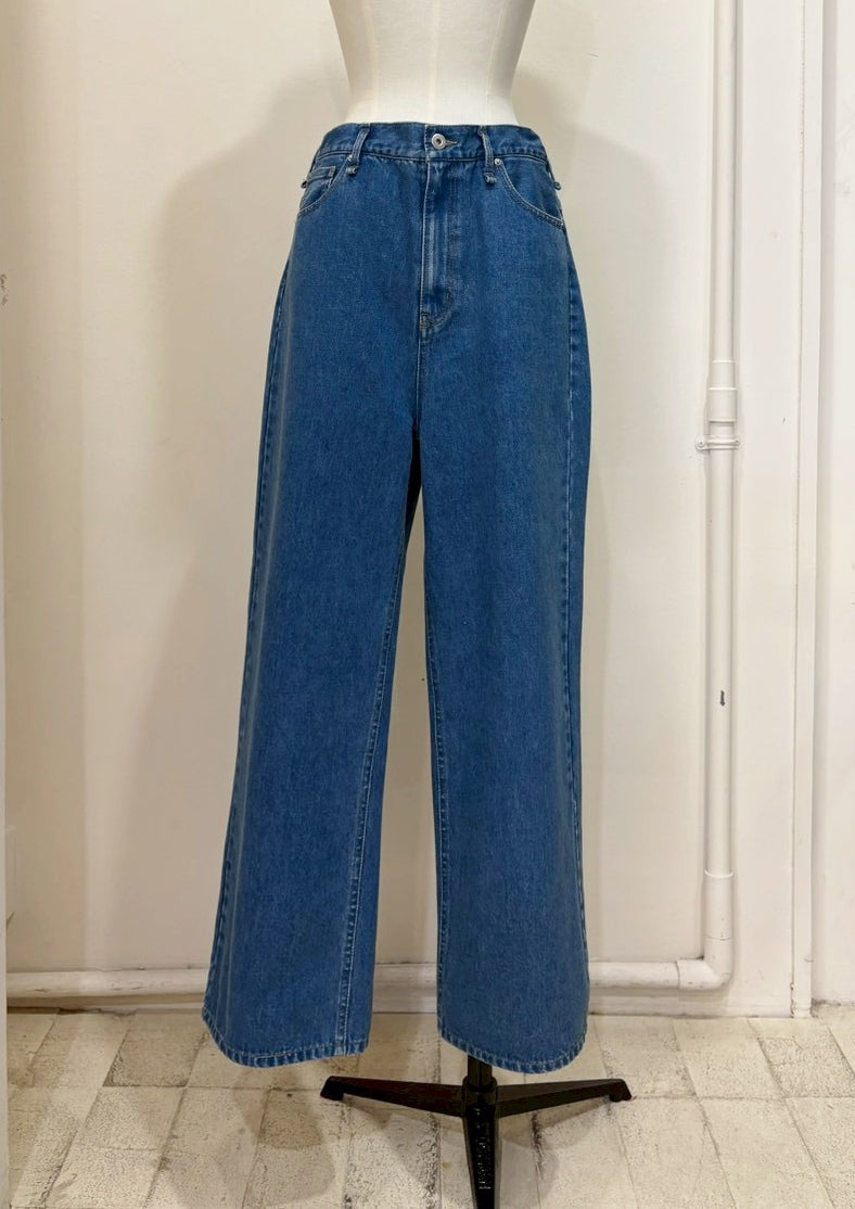 【再販】ドロストワイドデニムパンツ